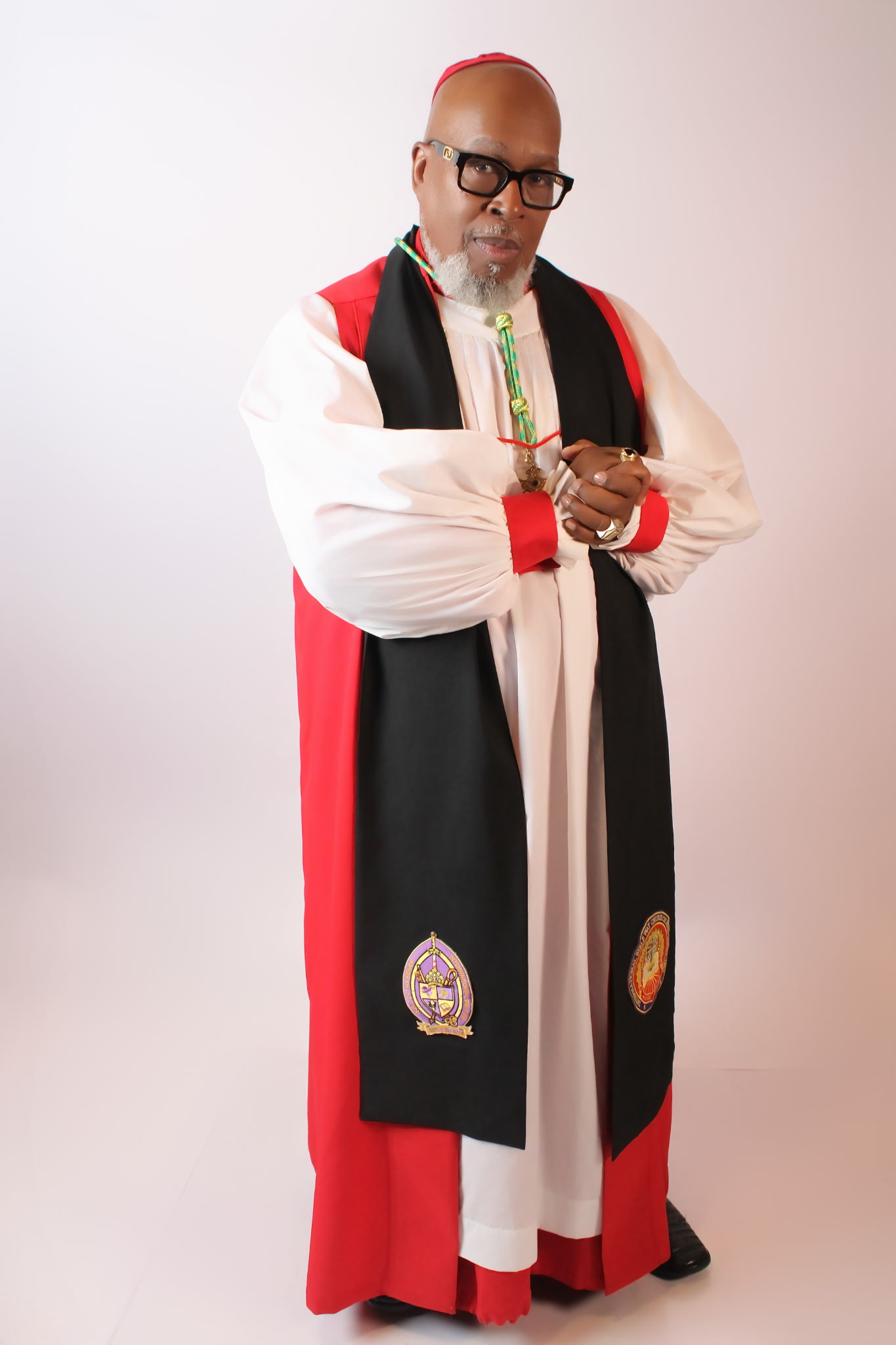 Bishop Robert L. Williams Jr. in ceremonial robes